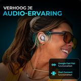 JLAB Go POP Draadloze Oordopjes - Bluetooth - 32 Uur - Microfoon - Lila Roze