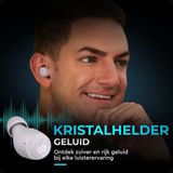 JLAB Go POP Draadloze Oordopjes - Bluetooth - 32 Uur - Microfoon - Lila Roze