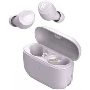 JLab Go Air POP oortjes draadloos - 32 uur Speeltijd - EQ Geluidsinstellingen - Bluetooth oordopjes - Oplaadcase met ingebouwde Oplaadkabel – Lila