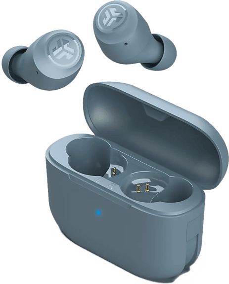 JLAB Go POP Draadloze Oordopjes - Bluetooth - 32 Uur Speeltijd - Ijzerblauw