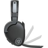 JLab JBuds draadloze headsets met microfoon - Over Ear Bluetooth-headset voor pc, teams, laptop, bekabelde of draadloze hoofdtelefoon, 60+ speeltijd, multipoint connect, kantoorheadset met microfoon