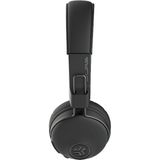 JLab Audio Studio draadloze hoofdtelefoon, bluetooth hoofdtelefoon met 30 + uur speeltijd en aangepaste EQ3 geluid, on-ear hoofdtelefoon met microfoon, zwart
