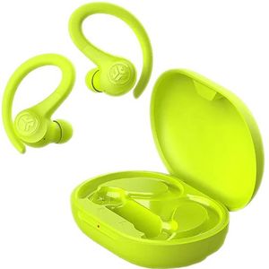 JLAB GO Air Sport oordopjes - bluetooth oordopjes met touch bediening – 32 uur speeltijd - IP55 Waterbestendig - Aanpasbare EQ3 instellingen - Neon geel