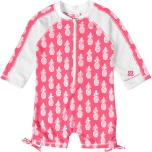 Snapper Rock UV-zwemkleding met rits en lange mouwen (Pineapple) 62/68