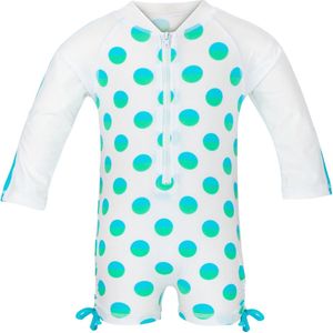 Snapper Rock UV-zwemkleding met rits en lange mouwen (Seaspot) 74/80