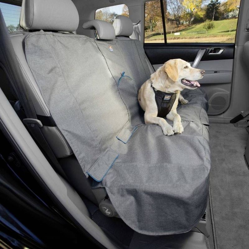 Kurgo - Heather Bench Seat Cover - Grey