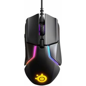 SteelSeries Rival 600 RGB 12000 CPI TrueMove3+ Dual Optical Gaming Muis 62446 (Bedraad), Muis, Zwart