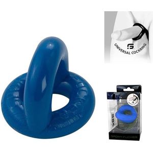 Universal cock ring police blue
