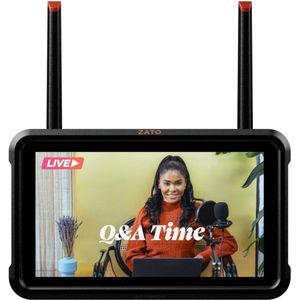 Atomos Zato Connect (5.20", Volledige HD), Videomonitoren, Zwart, Rood