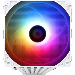 Thermalright Peerless Assassin 120 SE WHITE ARGB - Koeler voor processor - 57.3 cfm - 650 - 1550 omw/min. - 8 - 25.6 dBA - 4 pins PMW - voor Intel LGA 115x, 1700 - AMD AM5, AM4 - koper - wit