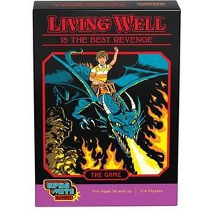 Cryptozoic - Living Well Is The Best Revenge - Steven Rhodes Games Vol. 2 - Kaart- en dobbelspel - Met retro illustraties van Steven Rhodes - Leeftijd 14+ Jaar - 2-4 Spelers - Engels