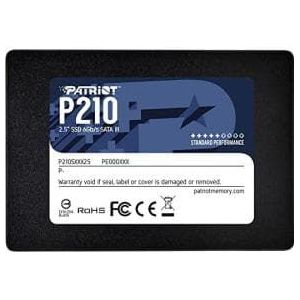 Patriot P210S2TB25 P210 SSD, 2TB, 2.5", SATA3, TRIM, SMART, 520430 MB/s, 50K IOPS