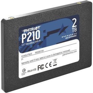 Patriot - P210 - Solid State Schijf - 2TB - SATA 3 - 2.5"