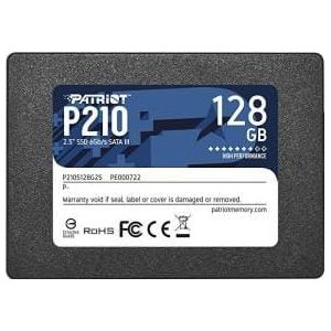 Patriot P210S128G25 P210 SSD, 128GB, 2.5", SATA3, 6 Gbps, TRIM, SMART, 450/ 350 MB/s, 30K IOPS
