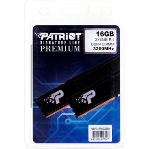 Patriot Signature Line Premium - DDR4 - kit - 16 GB: 2 x 8 GB - DIMM 288-pin - 3200 MHz / PC4-25600 - unbuffered