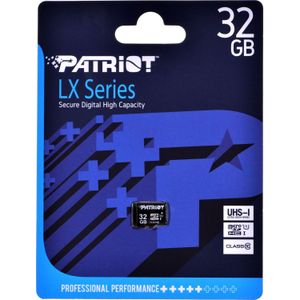 Patriot - LX Series - Micro SD Kaart - 32GB - Klasse 10