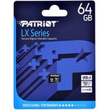 Patriot LX Series microSDXC 64 GB geheugenkaart UHS-I U1, Class 10