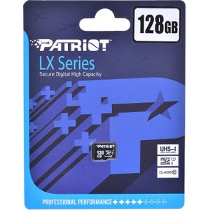 Patriot Memory MicroSD LX Serie 128 GB Flash-geheugenkaart - PSF128GMDC10