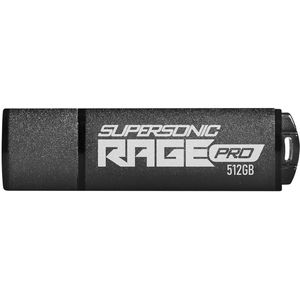 Patriot Supersonic RAGE Pro - USB-stick (512 GB, USB 3.2), USB-stick, Zwart