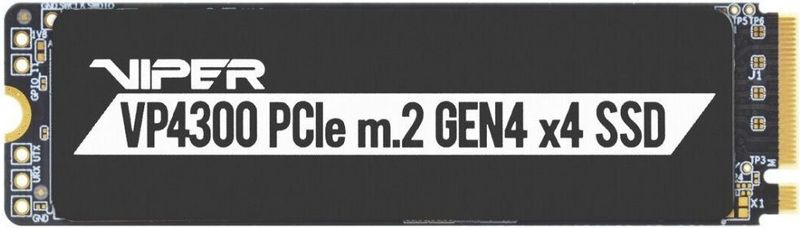 Patriot Viper VP4300 1TB ultrasnelle Gen 4 PCIe x4, NVMe M.2 SSD VP4300-1TBM28H – leessnelheid tot 7400 MB/s en schrijfsnelheden tot 5500 MB/s
