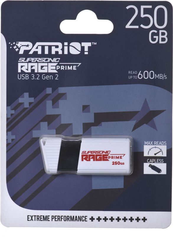 Patriot - Supersonic Rage Prime - USB Flash Drive - Wit - 250 GB - USB Type-A