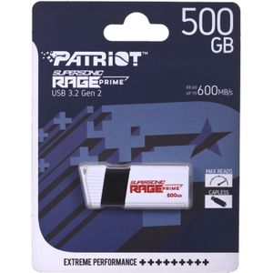 Patriot Supersonic Rage Prime 500GB USB 3.2 Gen 1 High-Performance Pen Drive