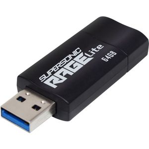Patriot - Supersonic Rage Lite - USB-stick - Zwart - 64 GB