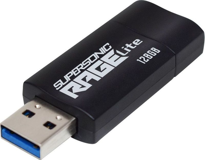 Patriot Memory Supersonic Rage Lite USB flash drive 128 GB USB Type-A 3.2 Gen 1 (3.1 Gen 1) Zwart, Blauw