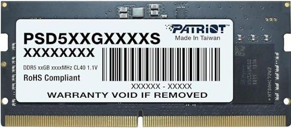 Patriot - Signature Line - RAM - Zwart - 16GB - DDR5 4800MHz