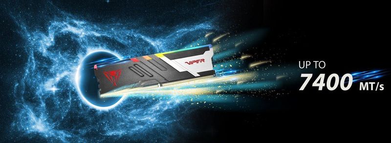Patriot - Viper Venom - RAM - Zwart - 2 x 16GB - 6000 MHz - DDR5 - DIMM 288 pin