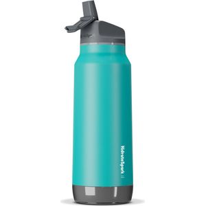 Hidrate Spark Straw slimme waterfles - Roestvrij staal - 946ml - LED verlichting - Sea Glass
