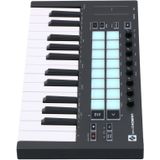 Novation Launchkey Mini [MK3] Draagbare toetsenbord-controller met DAW-koppeling, 25-toetsen, USB, MIDI Akkoordmodus, toonladdermodus en arpeggiator voor muziekproductie.