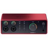 Focusrite Scarlett 4i4 4. Gen USB-Audio-Interface für Musiker, Songwriter, Gitarristen und Content Creators — Aufnahmen in HiFi-Studioqualität und sämtliche Software für Ihre Aufnahmen