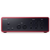 Focusrite Scarlett 4i4 4. Gen USB-Audio-Interface für Musiker, Songwriter, Gitarristen und Content Creators — Aufnahmen in HiFi-Studioqualität und sämtliche Software für Ihre Aufnahmen