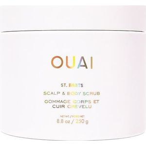 Ouai - St. Barts - Suiker Scrub - Schuimende Kokosolie - Hoofdhuid en Lichaam Exfoliator - Parabenen, Ftalaat en Sulfaat Gratis