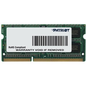 Patriot - PC3-12800 - Geheugenmodule - 4GB - DDR3 RAM - SO-DIMM 204-PIN