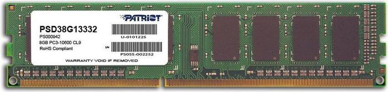 Patriot - Signature Line - RAM Geheugen - 8 GB - DDR3 - 1333 MHz