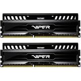 Patriot - Viper 3-serie Black Mamba Edition - RAM - Zwart - 2 x 4GB - 1600 MHz - DDR3