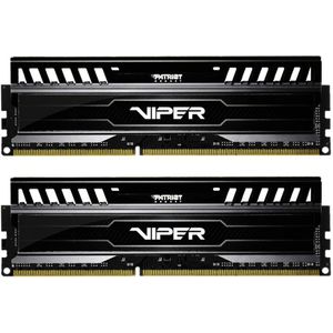 Patriot - Viper 3-serie Black Mamba Edition - RAM - Zwart - 2 x 4GB - 1600 MHz - DDR3