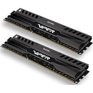 Patriot 16 GB DDR3-1600 Kit werkgeheugen PV316G160C9K, Viper 3, XMP