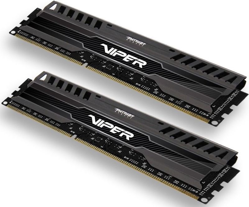 Patriot - Viper 3 - RAM - Zwart - 2 x 8GB - 1600 MHz - DDR3 DIMM 288 pin