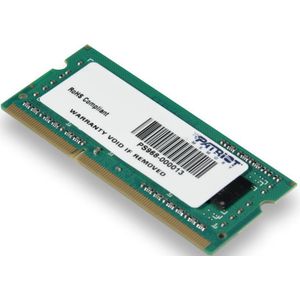 Patriot 4GB 1600MHz DDR3 Non-ECC CL11 SODIMM