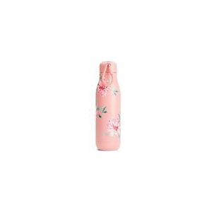 Thermosfles RVS, 750 ml, Roze Bloem Design- Zoku | Hydration