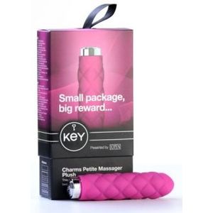 Key By Jopen - Charms Plush Petite Massager Roze