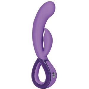 JOPEN Key Leia Vibrator met 2 motoren tegelijkertijd of afzonderlijk te gebruiken, oplaadbaar lavendel