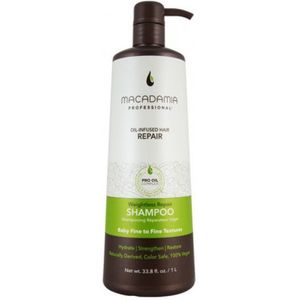 Macadamia - Weightless Repair Shampoo - Kleurloos - Vrij van Sulfaten en Parabenen