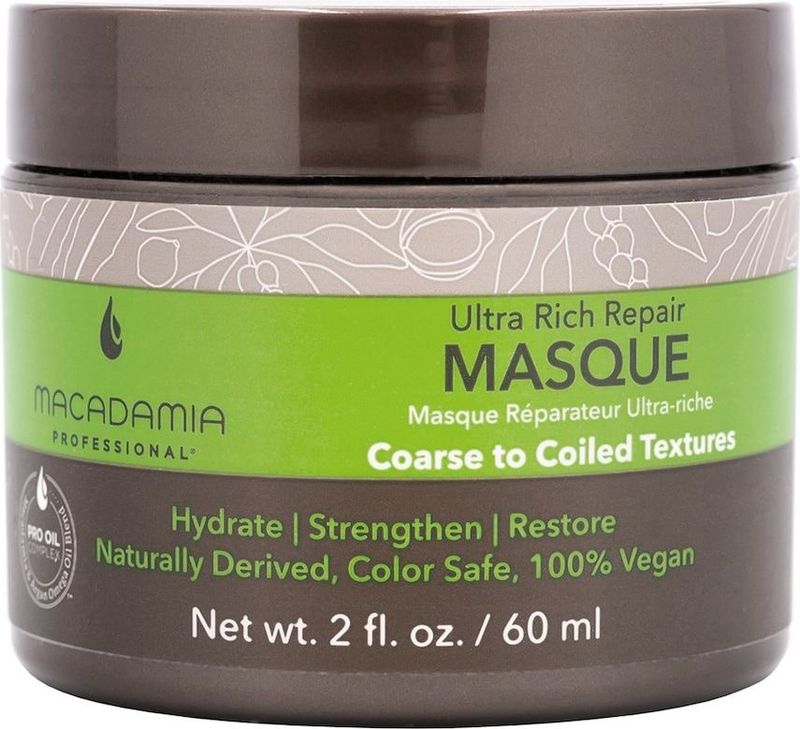 Macadamia Haarverzorging Wash-CareUltralicht vochtinbrengend masker 60 ml (€ 255,00 / 1 l)