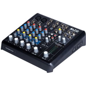 ALTO TrueMix 600 audio-mixer met 2 XLR-microfooningangen, USB-audio-interface en Bluetooth voor podcasts, concerten, opnames, DJ's, pc en Mac