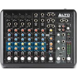 ALTO TrueMix 800 FX Audio Mixer met 4 Micro XLR-ingangen, USB-audio-interface en Bluetooth voor podcasts, live prestaties, recording, DJ, Mac en pc