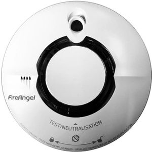 FireAngel ST-630-DET P-Line [Q-label] Rookmelder Incl. batterij (10 jaar), Uit te breiden met WiSafe2, Zigbee, Z-Wave module